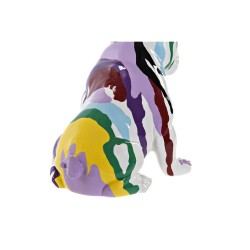 Figura Decorativa DKD Home Decor Multicolor Perro Lacado 20 x 12,5 x 17,5 cm (2 Unidades)