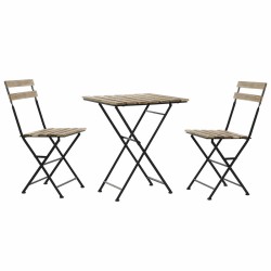 Conjunto de Mesa con Sillas DKD Home Decor 60 x 60 x 74 cm (3 pcs)