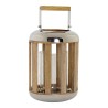 Farol DKD Home Decor Plata Madera Metal (22 x 22 x 32 cm)