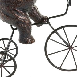 Figura Decorativa DKD Home Decor Metal Resina Elefante (30 x 12 x 37 cm)