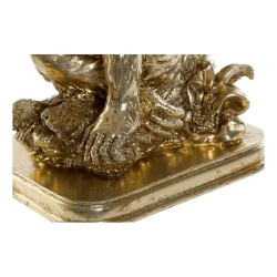 Figura Decorativa DKD Home Decor Dorado Resina Colonial Hoja de planta 16,5 x 10,6 x 22,5 cm