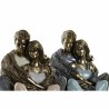 Figura Decorativa DKD Home Decor Cobre Moderno Pareja 12 x 10,5 x 12 cm (2 Unidades)