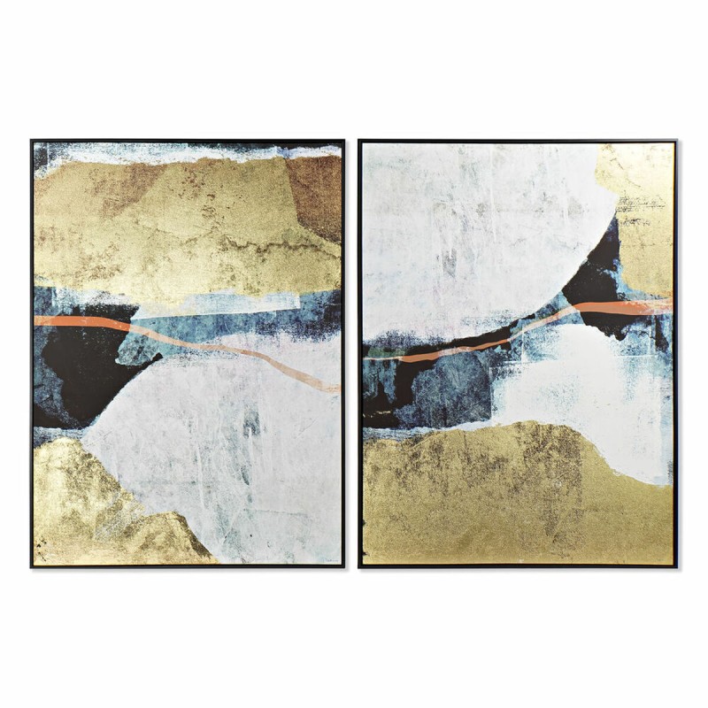 Cuadro DKD Home Decor 103,5 x 4,5 x 143 cm Abstracto (2 Unidades)