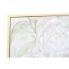 Cuadro DKD Home Decor 80 x 4 x 80 cm Flores Shabby Chic (2 Unidades)