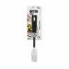 Pincel de Silicona Quttin Foodie Negro 28 x 4 cm 2 mm (18 Unidades)