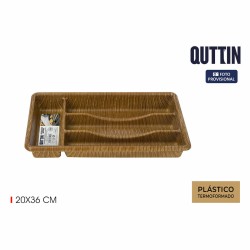 Organizador para Cubiertos Quttin 20 x 36 cm Termoplu00e1stico (12 Unidades)