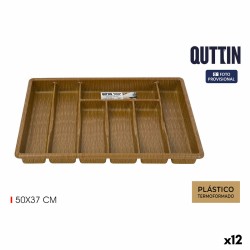 Organizador para Cubiertos Quttin 50 x 37 cm Termoplu00e1stico (12 Unidades)