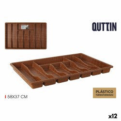 Organizador para Cubiertos Quttin 59 x 38 cm Termoplu00e1stico (12 Unidades)