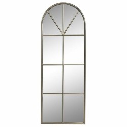 Espejo de pared DKD Home Decor Dorado Metal Espejo Ventana 40,5 x 3 x 109,5 cm