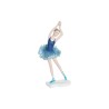 Figura Decorativa DKD Home Decor Azul Romántico Bailarina Ballet 11 x 6 x 23 cm