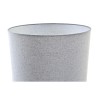 Lámpara de mesa DKD Home Decor Lienzo Cerámica Gris Blanco (38 x 38 x 58 cm)