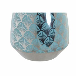 Jarrón DKD Home Decor Turquesa Porcelana Oriental (18 x 18 x 24 cm)