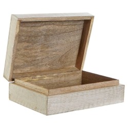 Juego de Cajas Decorativas DKD Home Decor Madera de mango 25 x 17 x 8 cm Decapé (2 Unidades)