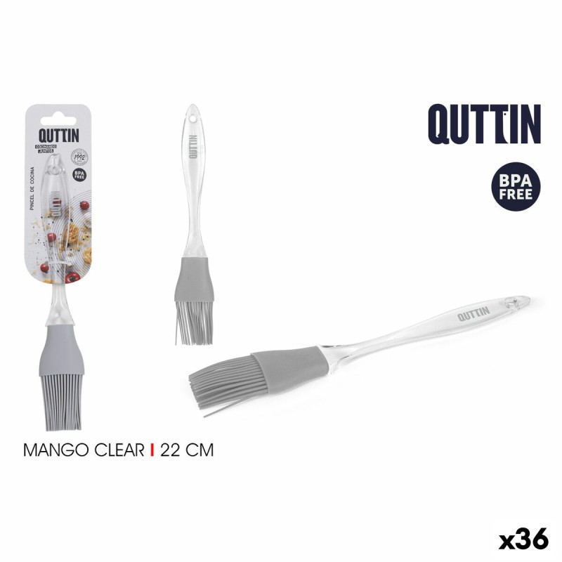 Pincel para Cocina Quttin Clear Silicona 24 x 4 x 0,5 cm