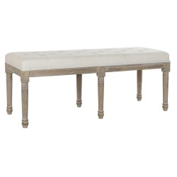 Banqueta DKD Home Decor  Madera de caucho 122 x 41 x 46 cm