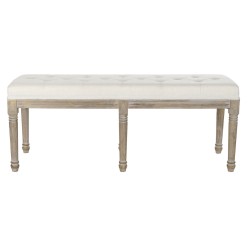 Banqueta DKD Home Decor  Madera de caucho 122 x 41 x 46 cm