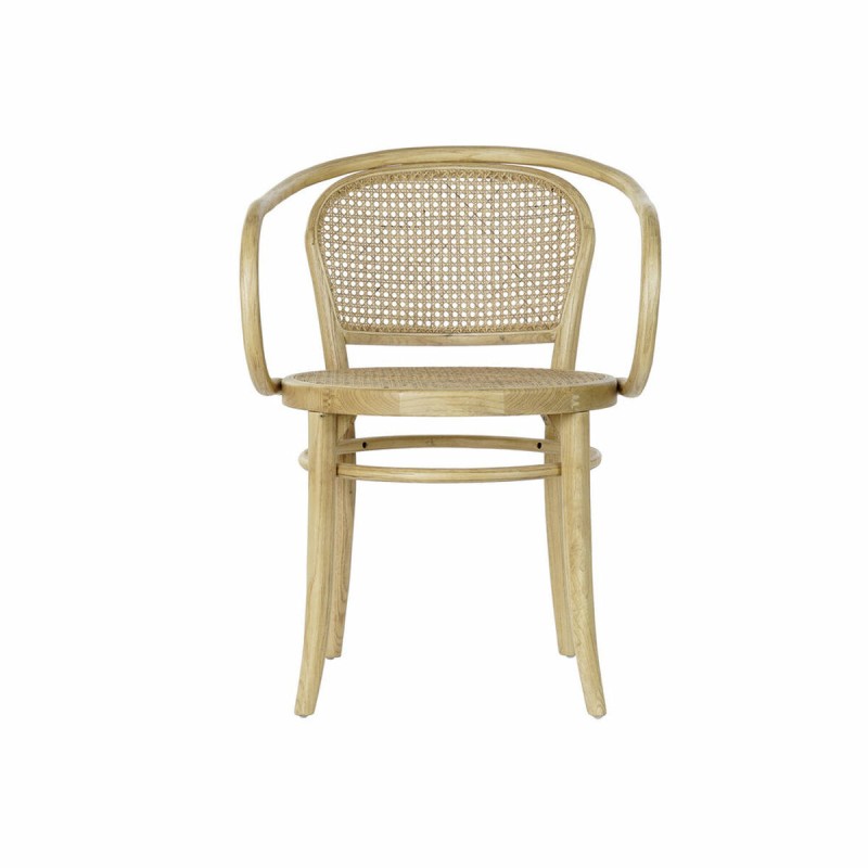 Silla de Jardín DKD Home Decor 58 x 58 x 79,5 cm Natural Ratán