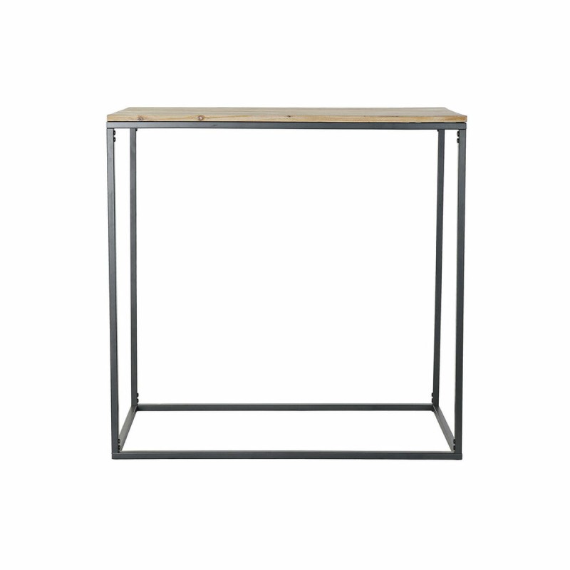 Consola DKD Home Decor Negro Metal Abeto (80 x 40 x 80 cm)