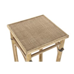 Mesa auxiliar DKD Home Decor Ratán (36 x 36 x 85 cm)