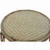 Mesa auxiliar DKD Home Decor Bambú Ratán (60 x 60 x 42 cm)