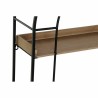 Estantería DKD Home Decor Natural Negro Metal Madera 3 Estantes (60 x 18 x 107 cm)