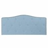 Cabecero de Cama DKD Home Decor Azul Beige Celeste Madera de caucho 146 x 6 x 68 cm