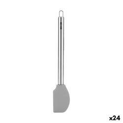 Espu00e1tula para Plancha Quttin Silicona Acero Inoxidable Acero 32,7 x 5,3 cm (24 Unidades)