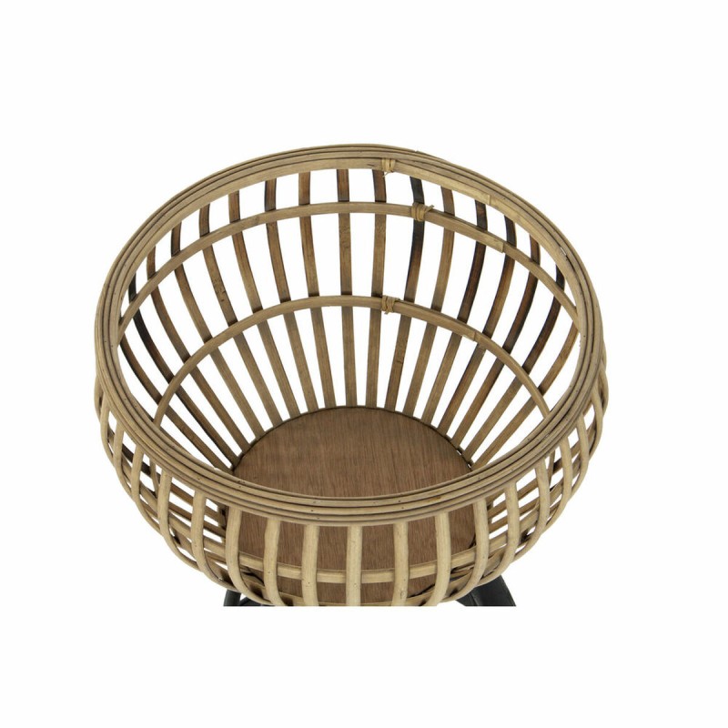 Macetero DKD Home Decor Natural Metal Bambú Bali 41 x 41 x 68 cm