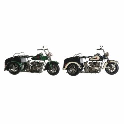 Figura Decorativa DKD Home Decor Negro Verde Moto Vintage 16 x 37 x 19 cm (2 Unidades) (1 unidad)