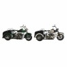 Figura Decorativa DKD Home Decor Negro Verde Moto Vintage 16 x 37 x 19 cm (2 Unidades) (1 unidad)