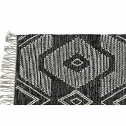 Alfombra DKD Home Decor Blanco Negro Algodón (160 x 230 x 1 cm)