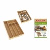 Organizador para Cubiertos Quttin Bambu00fa 34 x 26 x 4 cm (8 Unidades)