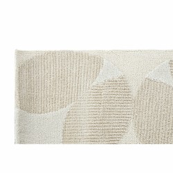 Alfombra DKD Home Decor Beige Poliéster Círculos (160 x 230 x 0.9 cm)