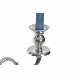 Candelabro DKD Home Decor Plateado Aluminio (34 x 12 x 41 cm) (3 Piezas)