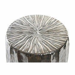 Mesa auxiliar DKD Home Decor Plateado Aluminio 40 x 40 x 45 cm