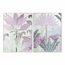 Cuadro DKD Home Decor 103,5 x 4,5 x 144 cm Tropical (2 Unidades)