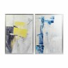 Cuadro DKD Home Decor Abstracto 70 x 3 x 100 cm Urbano (2 Unidades)