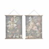 Cuadro DKD Home Decor Flores Moderno 75 x 2 x 100 cm (2 Unidades)