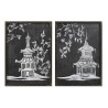 Cuadro DKD Home Decor 50 x 2,8 x 70 cm Oriental (2 Unidades)