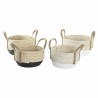 Juego de Cestas DKD Home Decor 33 x 33 x 20 cm Fibra natural (2 Unidades)