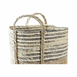 Cesta DKD Home Decor Fibra (33 x 33 x 35 cm) (2 Unidades)