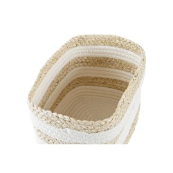 Cesta DKD Home Decor 28 x 20 x 18 cm Fibra natural