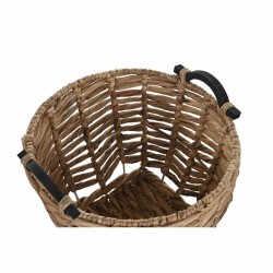 Juego de Cestas DKD Home Decor Madera Colonial Fibra (46 x 46 x 40 cm)