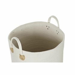 Juego de Cestas DKD Home Decor 40 x 40 x 52 cm Fibra natural Boho (2 Unidades)