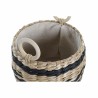 Juego de Cestas DKD Home Decor Negro Natural Fibra natural Colonial 30 x 30 x 25 cm (3 Piezas)