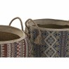 Cesta DKD Home Decor 40 x 40 x 48 cm Jute Hierba marina Boho (2 Unidades)