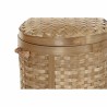 Juego de Cestas DKD Home Decor Natural 31 x 31 x 44 cm Bambú Boho