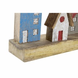 Figura Decorativa DKD Home Decor Multicolor Hierro Casas (60 x 10 x 24 cm)