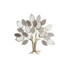 Decoración de Pared DKD Home Decor Marrón Beige Dorado Árbol 100 x 6,4 x 97,8 cm