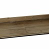 Espejo de pared DKD Home Decor Negro Natural Madera Metal Espejo 61 x 17,5 x 181 cm